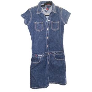 tommy hilfiger mini denim dress